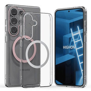 [HIGHON] P 크리스탈 슬림 투명 하드 맥세이프 케이스 S25시리즈