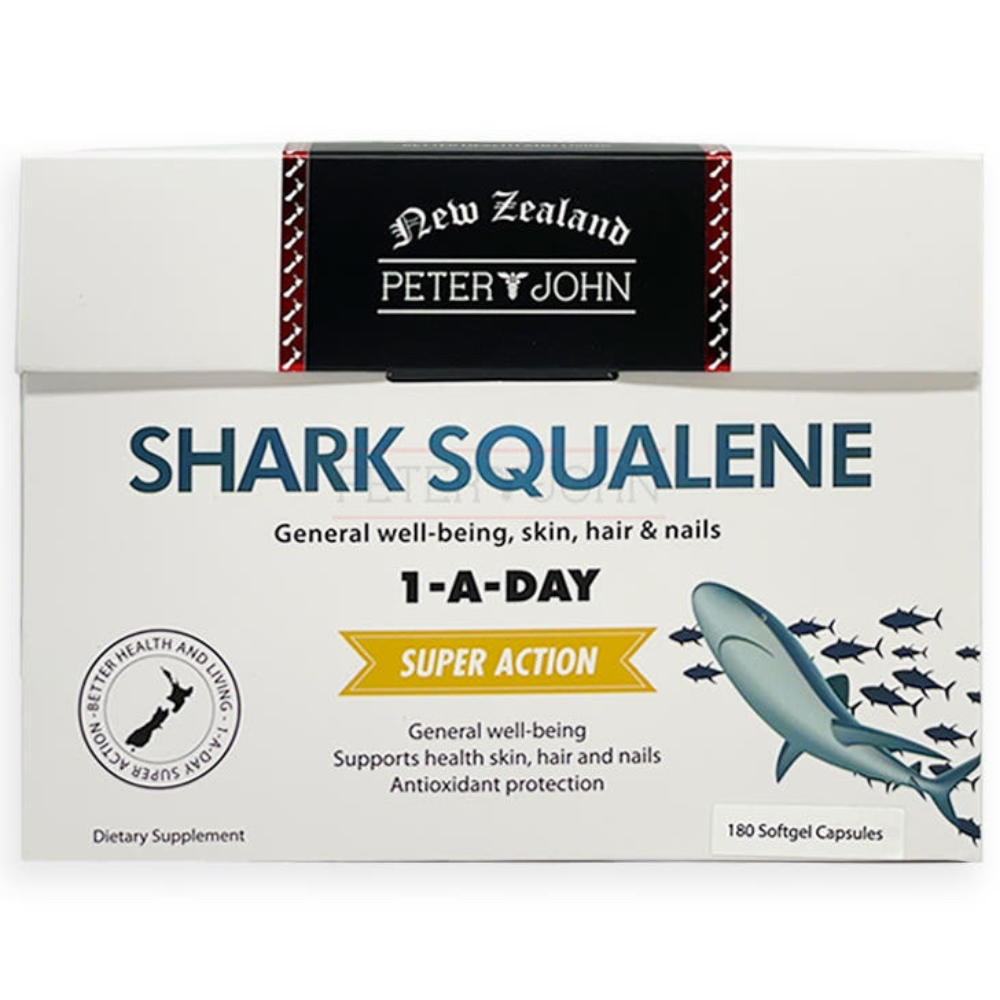 뉴질랜드 피터앤존 상어 간유 스쿠알렌 180캡슐  1개  6개월분  180정