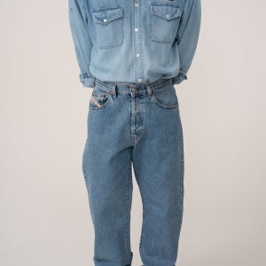 워너 브라더스 구제 빈티지 스토어 벅스 버니 테즈 데님 청 긴팔 셔츠