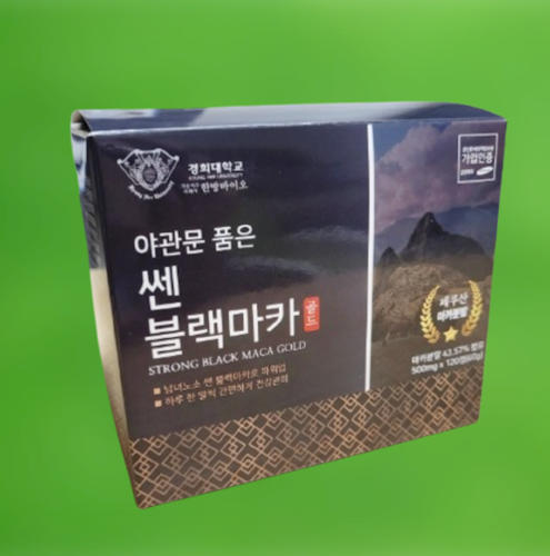 [<b>경희한방바이오</b>] 야관문 품은 쎈 블랙마카 골드 4개월분 500mg x 120정