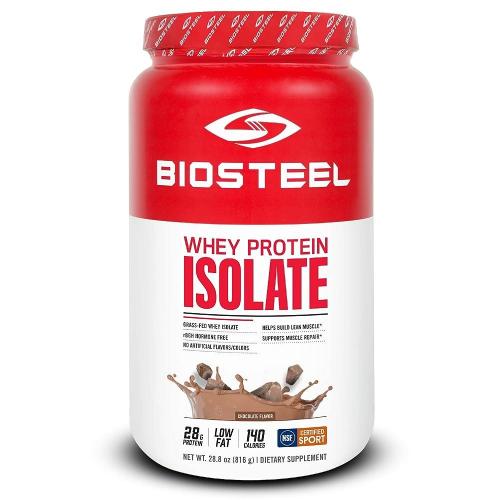 BIOSTEEL 분리 유청 단백질 파우더 보충제 목초 사육 및 GMO 프리 <b>운동</b> 후 포뮬러 초콜릿 24회 분량  1개  816g