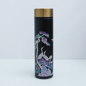 고급자개텀블러 나빌레라 신송학 자개텀블러 500ml 기념품