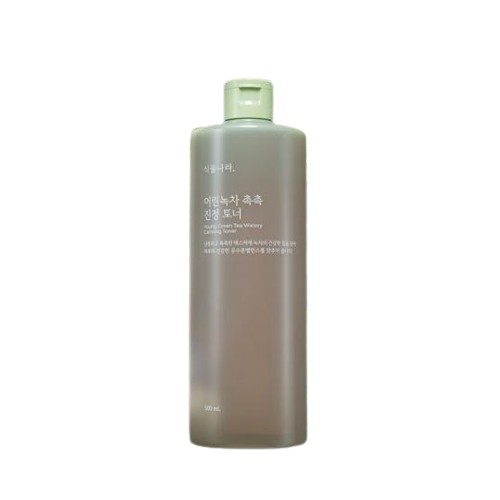 식물나라 어린녹차 촉촉 진정 토너 500ml, 1개