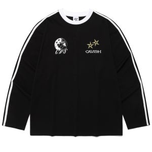 [카비시] GLOBE FOOTBALL LS TEE BLACK(CV2FSUT552A) CV2FSUT552ABK