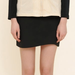 여성 트윌 밑단 변형 큐롯(X1PQU5771BK)