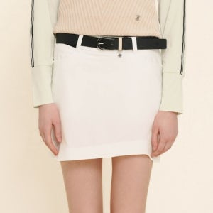 여성 트윌 밑단 변형 큐롯(X1PQU5771WH)