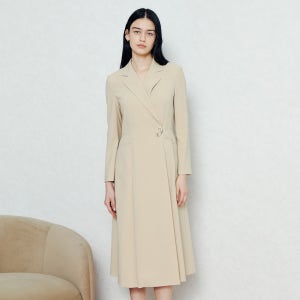 [아이잗바바(OUTLET)] 앨리스 테일러드 메탈 원피스 (BEIGE) BR2A0OP311