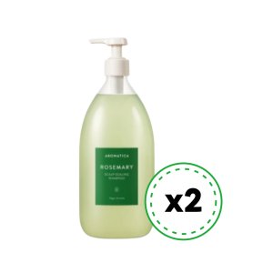 아로마티카 아로마티카 로즈마리 스칼프 스케일링 샴푸 1L x 2개