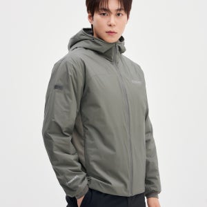 [디스커버리 공식몰] 남성 프리마로프트 패딩자켓 (다크 카키) DMPD33051-LKS [세미오버핏]