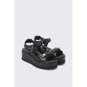 [슈콤마보니][SUECOMMA BONNIE]Gemma sandal(black)(DG2AM24006BLK)