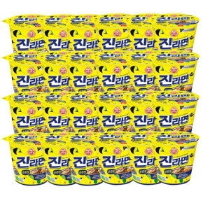 오뚜기 오뚜기 진라면 순한맛 소컵 65g 24개