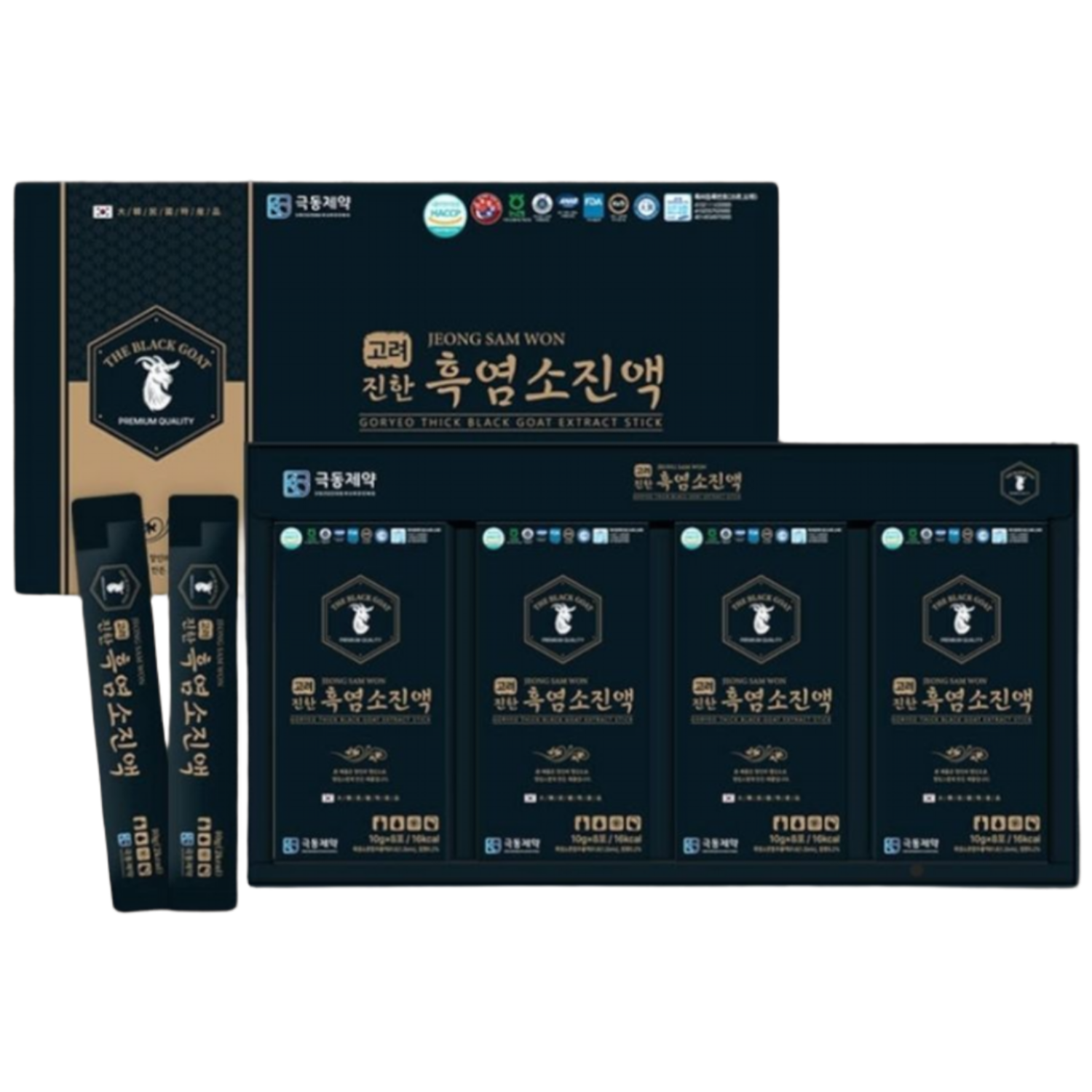 개성홍삼 극동제약 진한 흑염소 진액 스틱 10mg x 32개입  32개