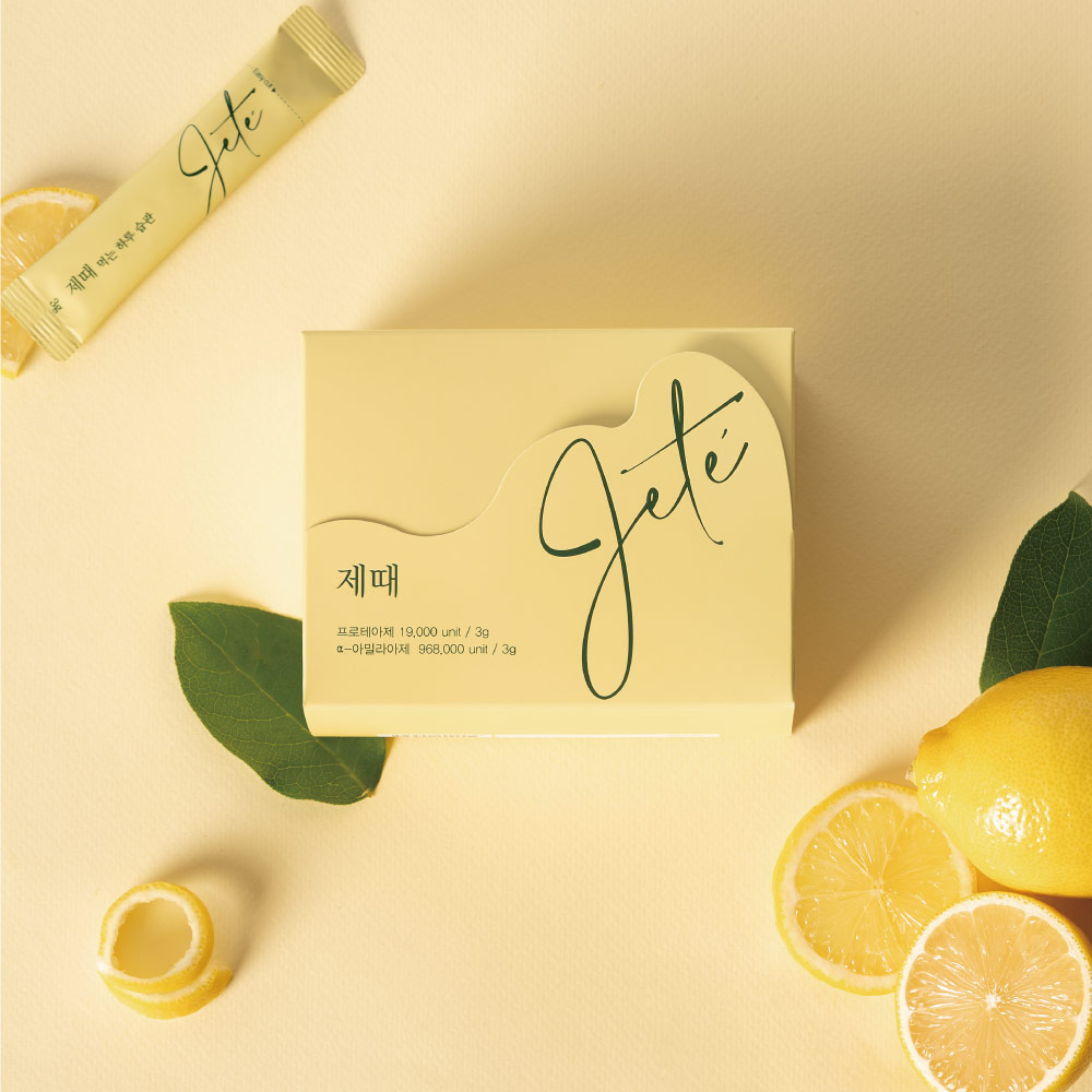 제때 먹는 <b>소화</b>효소 제때효소 (레몬맛) 1상자 30개입  1개  90g