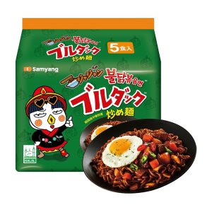 삼양재팬 불닭볶음면 짜장맛 봉지라면  5개