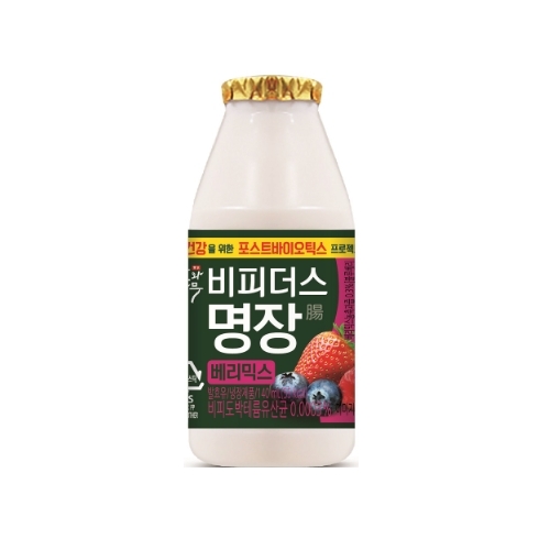 동원에프앤비 소와나무 <b>비피더스</b> 명장 베리믹스 125ml, 16개