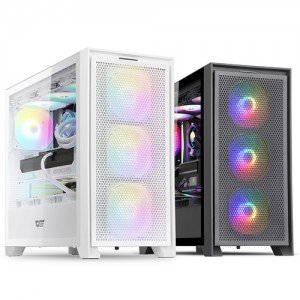 darkFlash DRX90 MESH RGB 강화유리 (블랙)