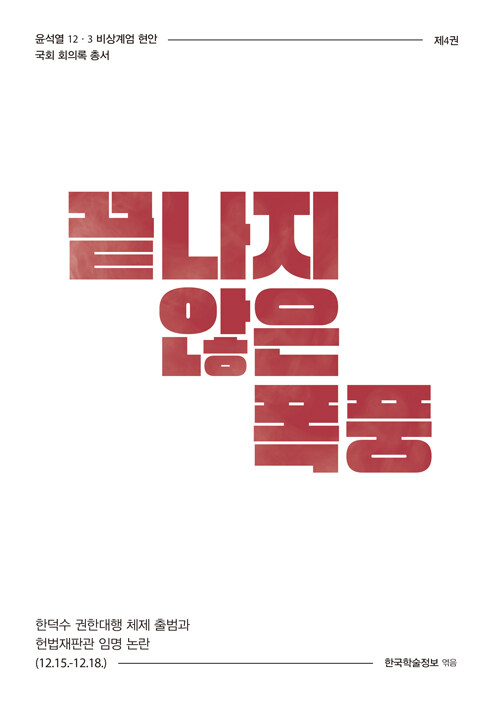 끝나지 않은 폭풍 : 한덕수 권한대행 체제 출범과 헌법재판관 임명 논란 (12.15.-12.18.)