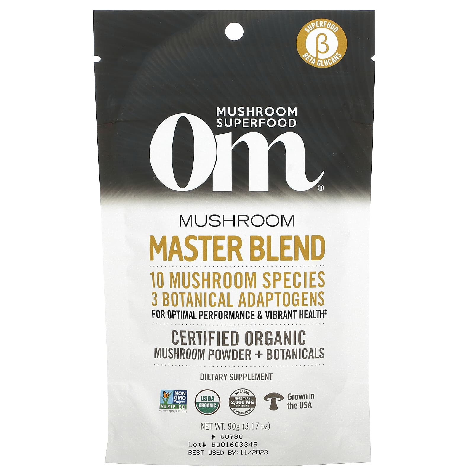 옴머쉬룸스 <b>버섯</b> 마스터 <b>혼합물</b> 90g(3.17oz)
