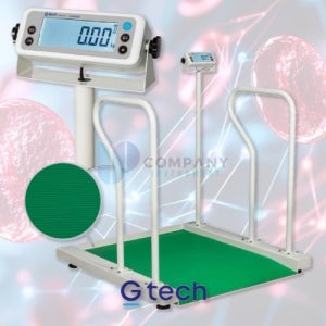 ( No 8209 ) 지테크 의료용 인공 신장실 요양원 병원용 스케일 휠체어 체중계 GWS Series