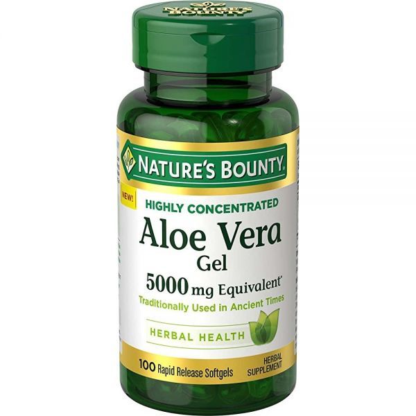 네이쳐스바운티 <b>Natures Bounty 알로에 베라</b> 젤 5000mg 100캡슐