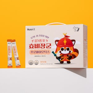효비장군 편식 밥잘안먹는 아이 효소 비피더스균 유산균 약국 어린이 키즈 영양제 선물박스(30포X3)