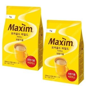 맥심 동서 맥심 모카골드 마일드 1kg 2개 자판기용 커피믹스