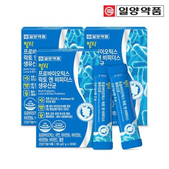 일양약품 <b>멀티</b> 프로바이오틱스 락토바실러스 비피더스 <b>생유산균</b> 3개월분..[31585665]