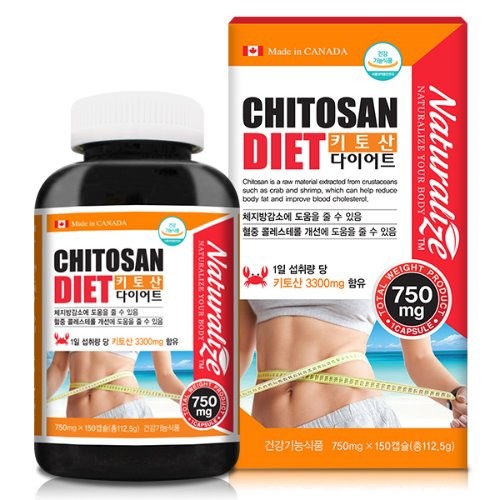 네추럴라이즈 <b>키토산</b> 다이어트 750mg x 150캡슐, 1개