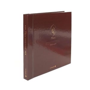 모닝글로리 18000 심플 컬러 접착앨범 (15매/초코)