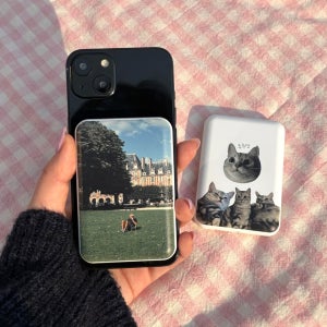 💕맥세이프💕보조배터리 커스텀 보조배터리 5000mA, 비비드디자인 폰케이스💛