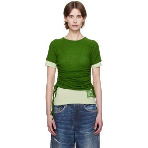 앤더슨벨 반팔 티셔츠 ATB1265W GREEN 여성 251375F110003
