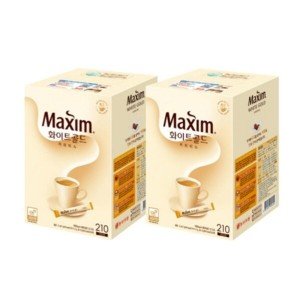 맥심 동서식품 맥심 화이트골드 11.7g 210개입 x 2개 믹스커피_JS