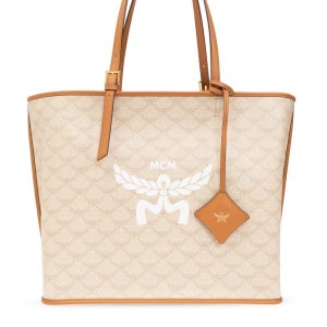 엠씨엠 히멜 미디엄 쇼퍼 백 라이트 브라운 Conti Himmel Medium MWPESAC03I90SS24OATMEAL