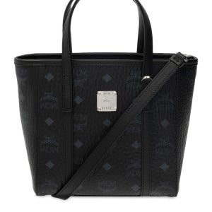 엠씨엠 숄더 백 블랙 로고 MWPAATN04BK0BLACK Conti with 124274164