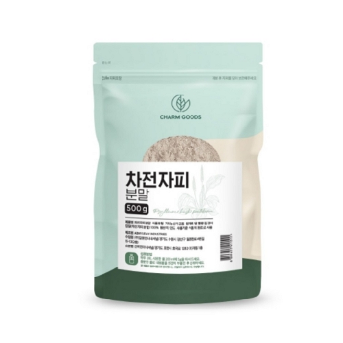 참굿즈 <b>차전자피</b>분말 500g, 1개