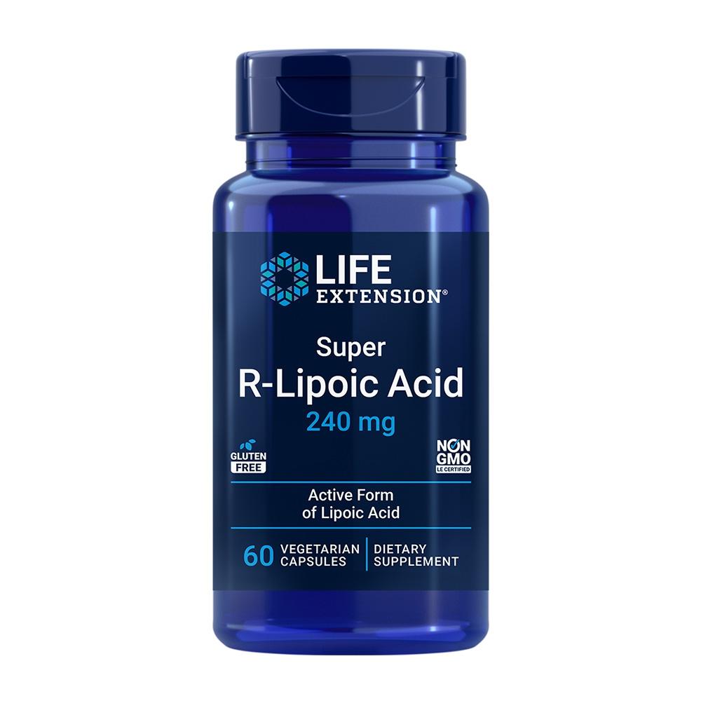 라이프 익스텐션 슈퍼 R 리포산 240 mg 60 베지캡슐 알리포산 알파리포산