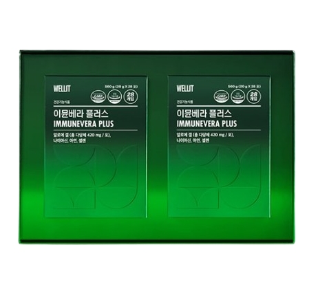 웰릿 <b>이뮨베라</b> 플러스 선물세트 20g x 56포, 1개