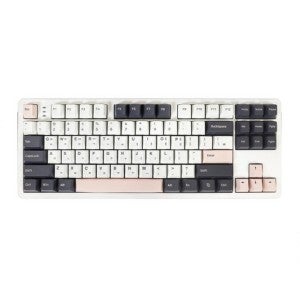 QSENN Q87 PBT 유무선 기계식 화이트 (애플민트축)