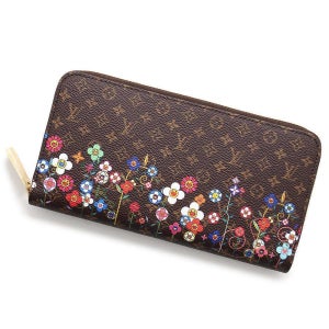 LOUIS VUITTON LV × TM Zippy Wallet Japan Limited Edition 브라운/핑크M14162 모노그램