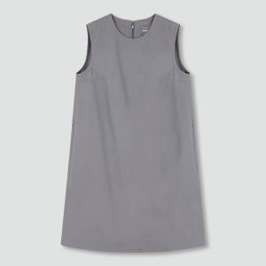 [자주] 여 민소매 원피스 - 그레이 (J135201301)