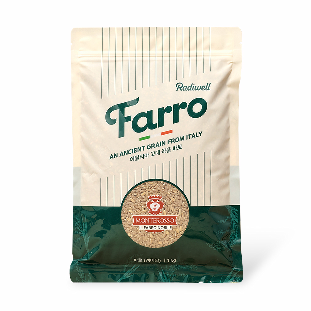 래디웰 이탈리아 고대 곡물 파로 엠머밀 1kg, 1개