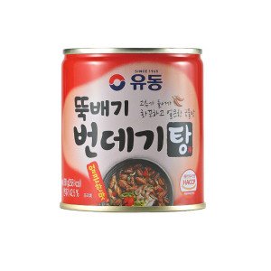 유동 유동 뚝배기 번데기탕 얼큰한맛 280g x 10캔 술안주 고단백