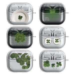 버즈3프로 버즈3 CQ 구씨구씨 네잎클로버 투명 젤리 케이스 R630N R530N