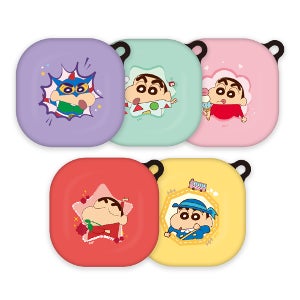 버즈2 프로 라이브 CQ 짱구는 못말려 빅프레임 하드 케이스 R510 R177 R190 R180