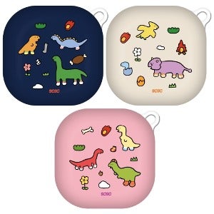 버즈2 프로 라이브 CQ 구씨구씨 양말공룡 하드 케이스 R510 R177 R190 R180