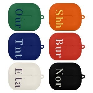 버즈3프로 버즈3 CQ 구씨구씨 컬러워드 하드 케이스 R630N R530N