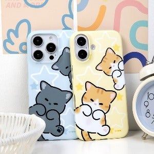 갤럭시Z폴드4 HI 냥냥귀여워 발라당 하드 폰케이스 F936