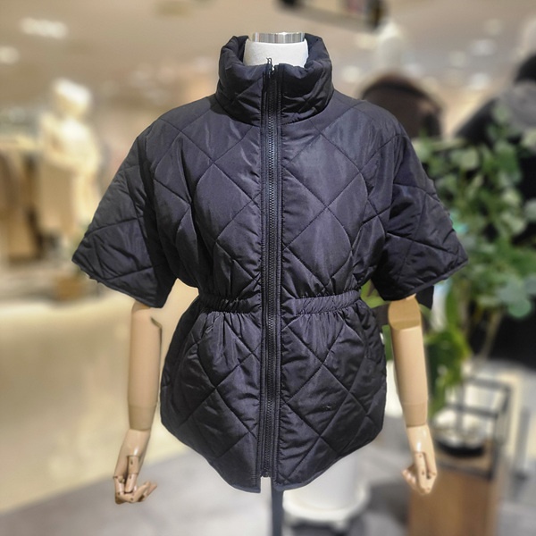 <b>파파야</b> 하이넥집업반팔 패딩점퍼 PNPRJP004A