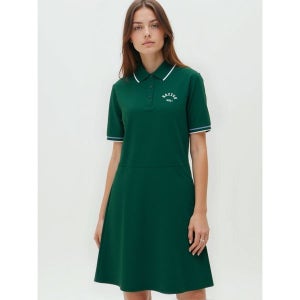 [헤지스] 24SS 레터 로고 스트레치 원피스 (GREEN) WWDR4B926E3