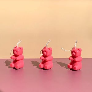 오제티 구미베어 캔들 핑크-A타입 45g